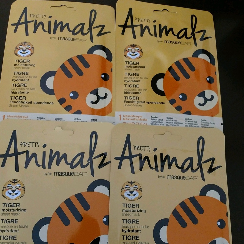 Animalz sheet face masks